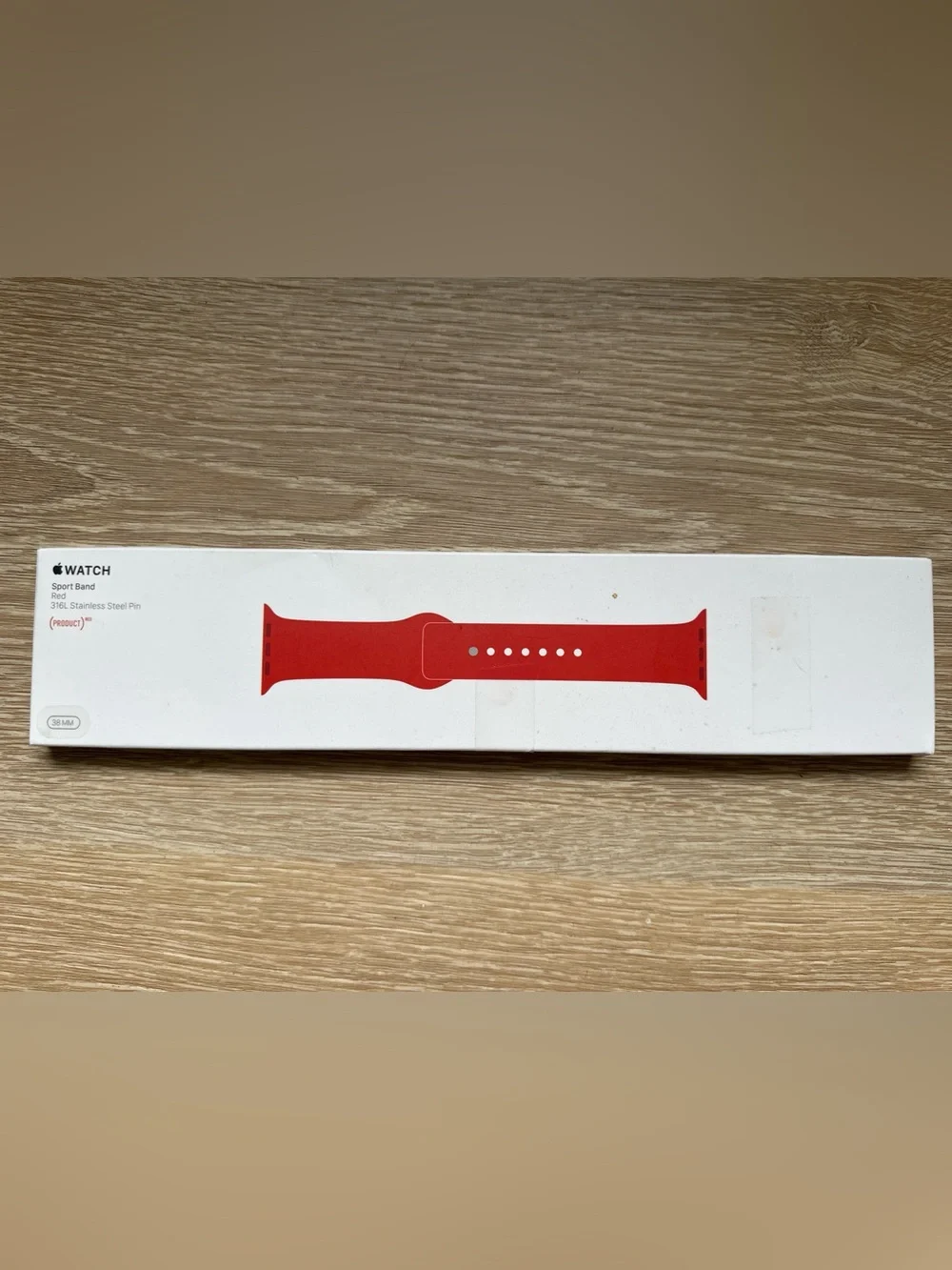 38mm Red Apple Watch Sport Band